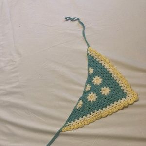 Hand Crocheted Head Bandana